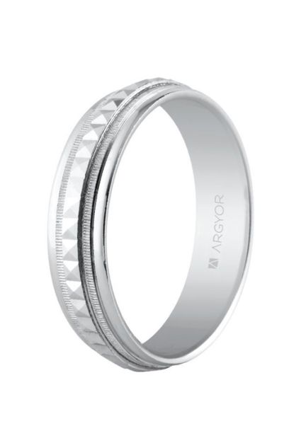 Alianza de plata 925 facetada 5mm - foto 3 - rfcia. 5750152