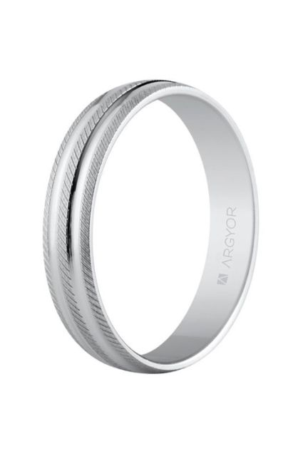 Alianza de plata con aro de 4 mm de ancho, Argyor - foto 3 - rfcia. 5740037