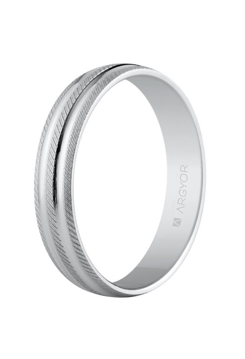 Alianza de plata con aro de 4 mm de ancho, Argyor - foto 3 - rfcia. 5740037