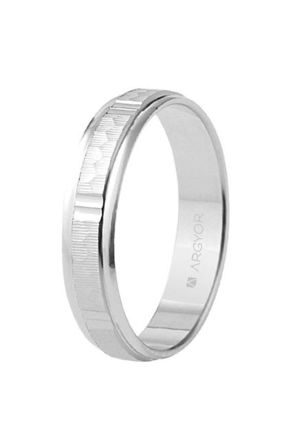 Alianza de plata de 4 mm Argyor- foto 3 - rfcia. 5740311