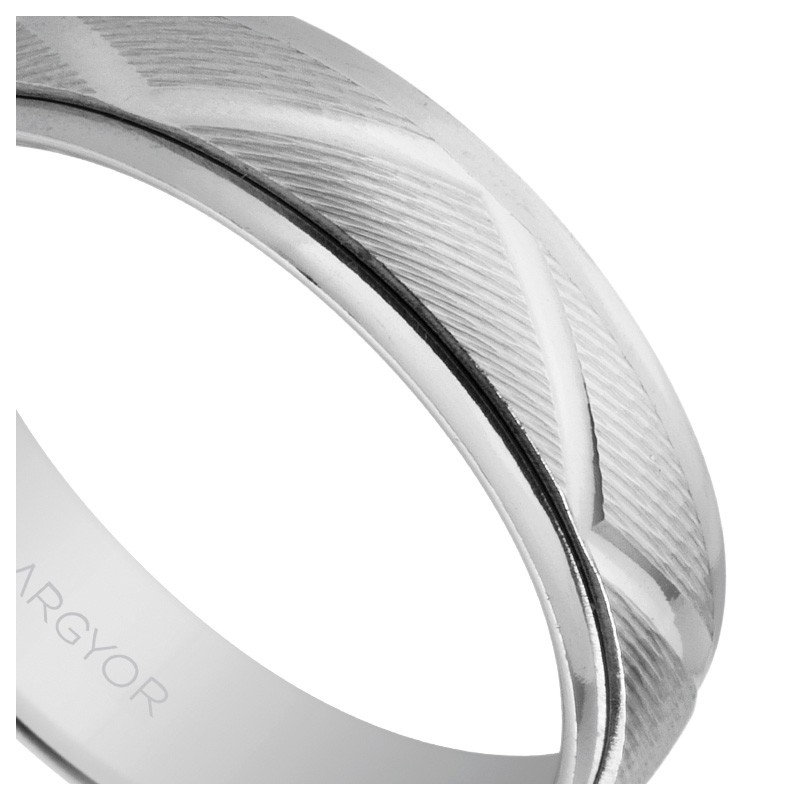 Alianza de plata diseñoo zig-zag - foto 04 - rfcia 5750138