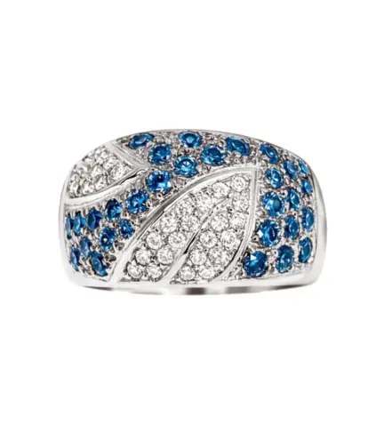 anillo de oro blanco con circones 014_5110-0B1