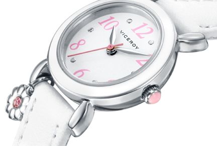 Reloj Viceroy acero y cuero niña 023_46898-04-1