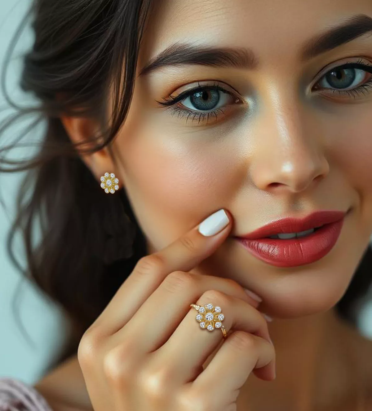 Pendientes de oro "Orla Clas"