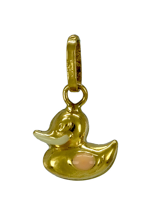 Colgante oro 1ª ley 750 mmas. (18 k.) dije sin piedras oro amarillo rfcia.100_H009