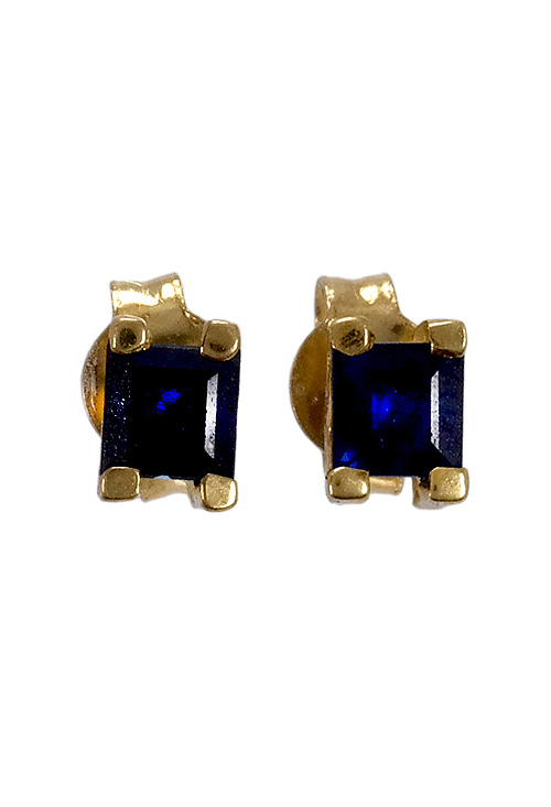 Pendientes oro 1ª ley 750 mmas. (18 k.) chatones·garras·dormilonas oro amarillo rfcia.100_L942