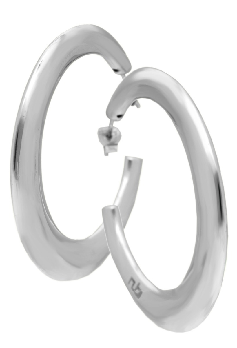 Pendientes plata ley criollas·aros sin piedras rfcia.144_OB173-B