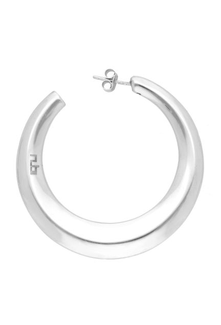 pendientes de aro criollas grandes baño de rodio foto cenital 144_OB173-B_02