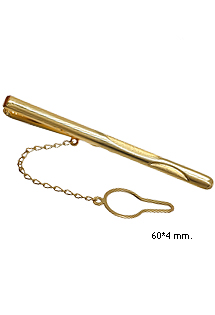 Pisacorbatas de oro amarillo ley 18 kilates 146_8037-A