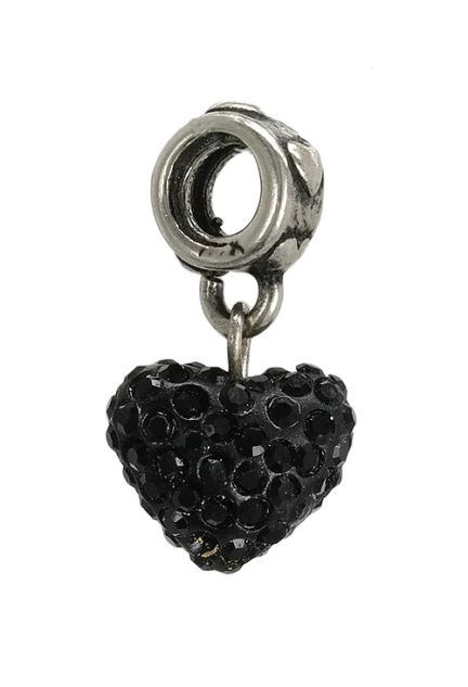 abalorio de colgar corazón swarovski negro 015_092-01_01