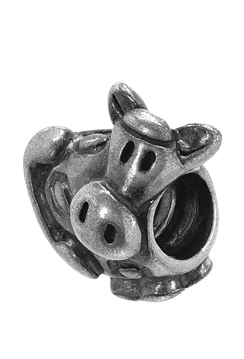 abalorio de plata forma de vaca 015_S1-047_01