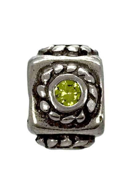 abalorio plata con olivina vista frontal 015_S2-042