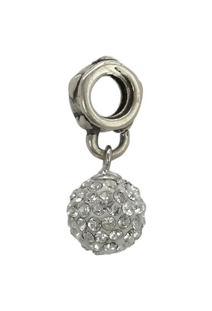 abalorio plata mina o bola cuajada de cristales swarovski blancos 015_092-08_01