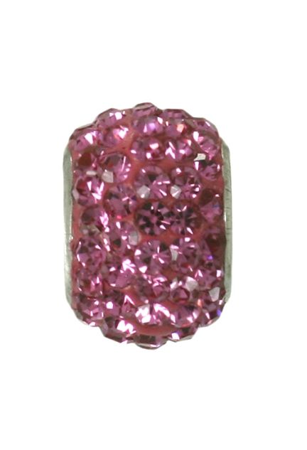 abalorio plata y cuajado cristales swarovski color rosa vista frontal 015_300-01