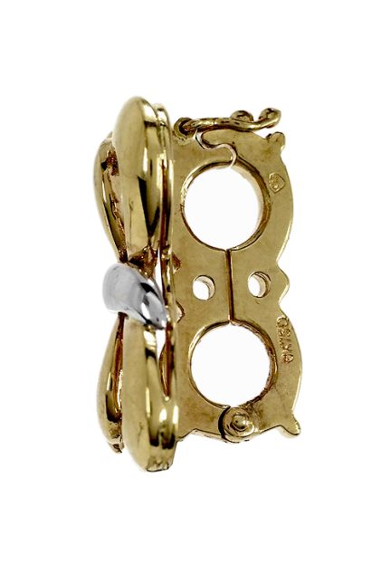 Acorta collar de oro bicolor 18 ktes - foto 04 - rfcia 037_HA-54