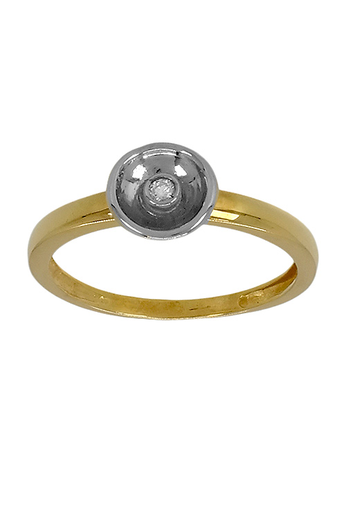 Anillo de compromiso oro bicolor con diamante - foto 3 - rfcia.037_11440106