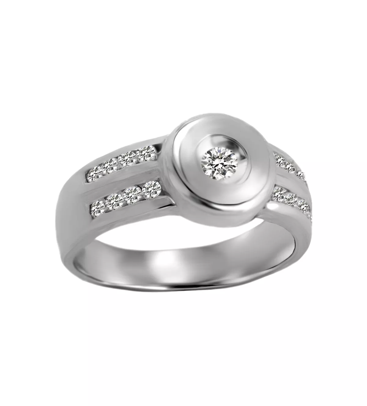 anillo de compromiso oro blanco y diamantes foto para parrilla web