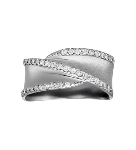 anillo de oro blanco con circones 083_JI177