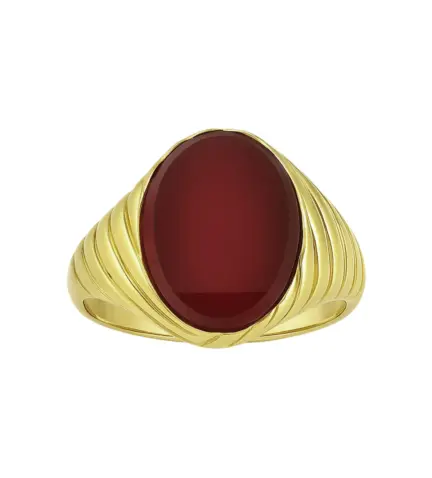 anillo de oro sello para hombre con subi sintetico 044_1101