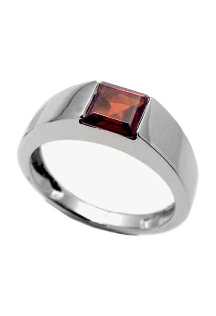 Anillo oro, sortija con granate - foto 3 - rfcia.014_4187-0B-1