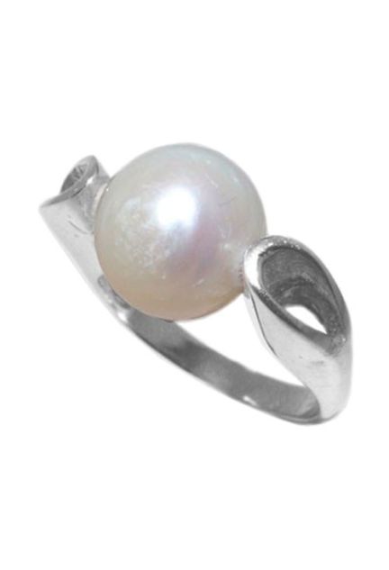 sortija mujer plata ley y perla cultivada de 11 mm precio muy barato venta en joyeria online