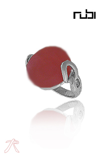 Anillo plata y cuarzo rosa 103_NSR513A oportunidad outlet joyas.