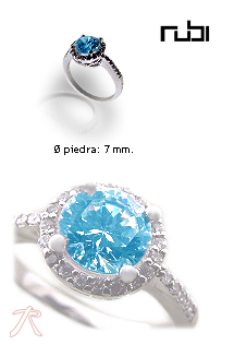 Anillo plata ley sortija con piedras rfcia.103_SR833-TA