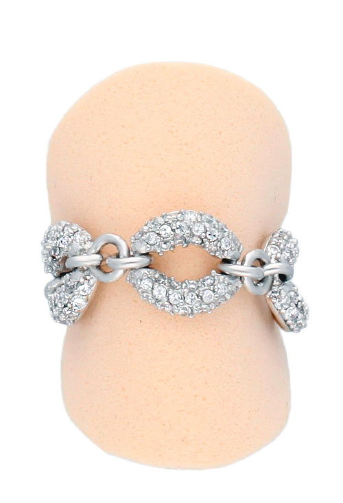 sortija de plata de ley eslabones articulados cuajados de circonitas 132_08908-S joyas para mujer a precios baratos