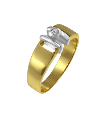 anillo compromiso oro bicolor 18 ktes con diamante 192_Z0542_01
