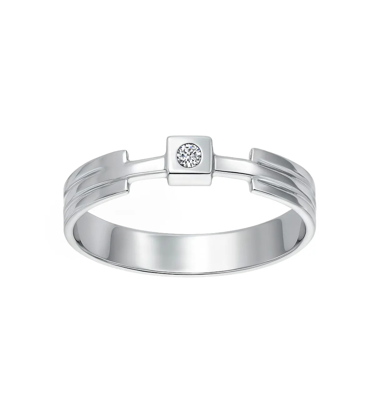 Anillo de compromiso oro blanco y diamante 003_B505793