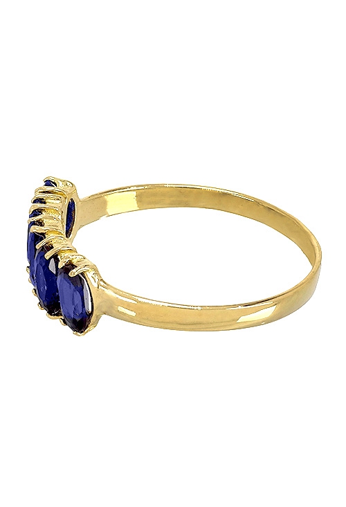 Anillo de mujer oro amarillo 18 ktes y cuarzos azules.139_0037-A venta online a precios baratos, compra segura