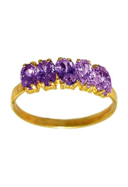anillo oro amarillo 18 ktes con amatistas 130_0037-M