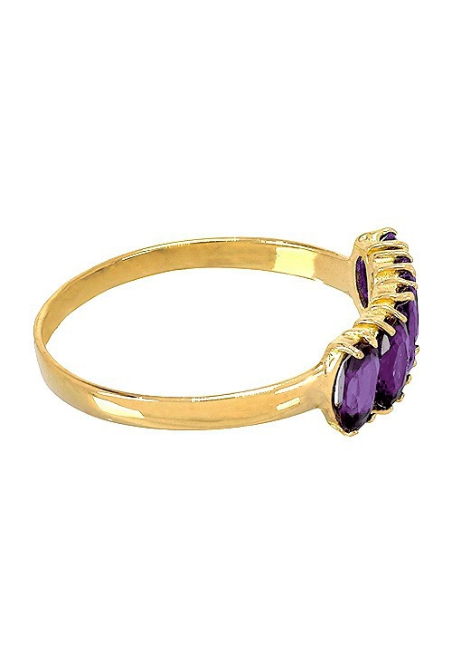 anillo oro amarillo 18 ktes con amatistas 130_0037-M vista a la derecha