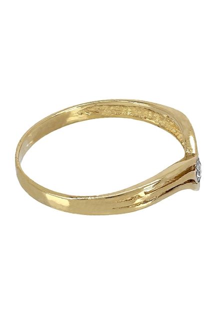 Anillo oro amarillo con circonita, para mujer. 036_S66386 compra online a precios baratos