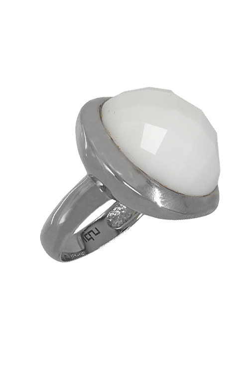 Anillo plata ágata blanca 103_NSR431A