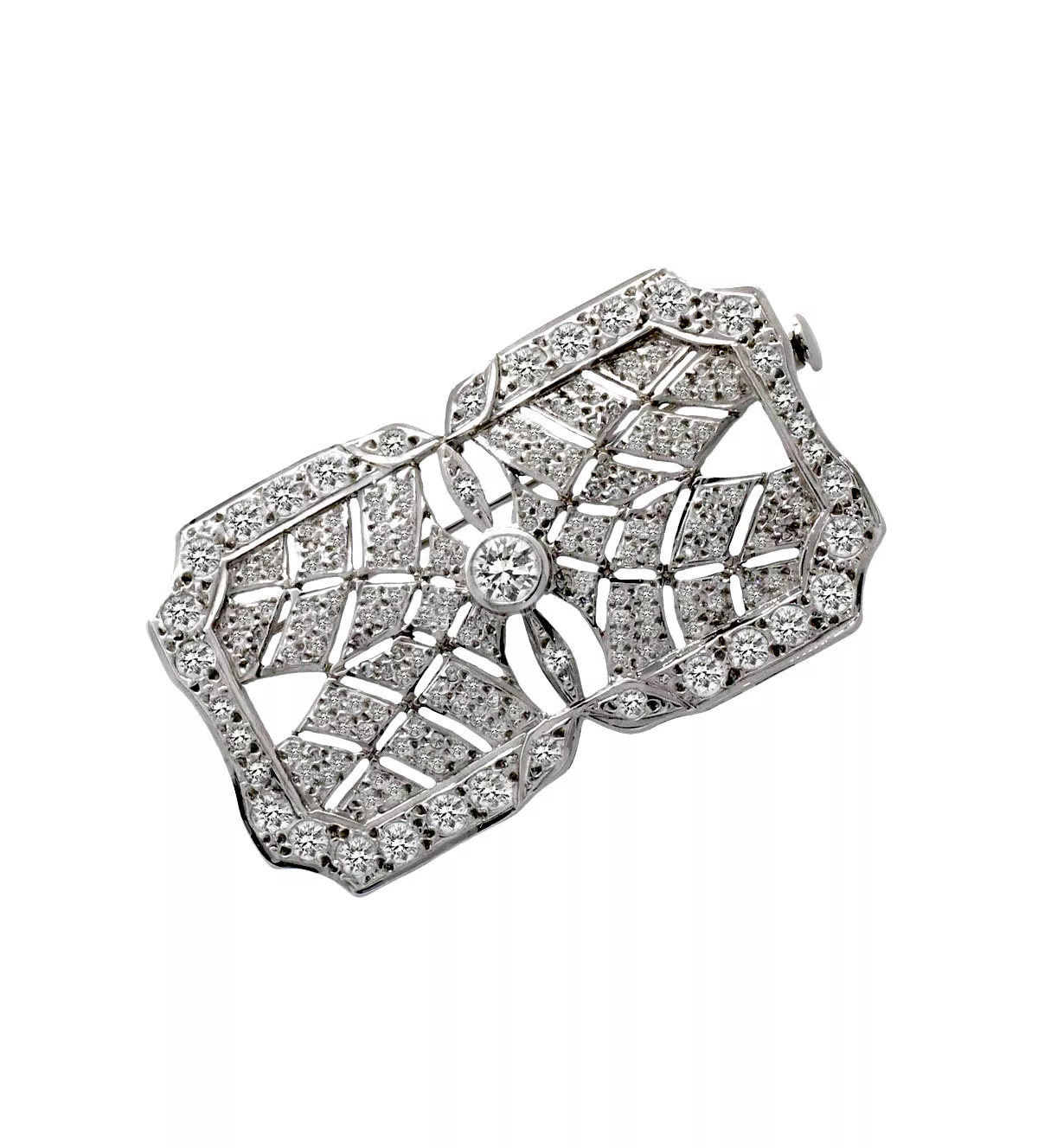 broche de plata para solapa