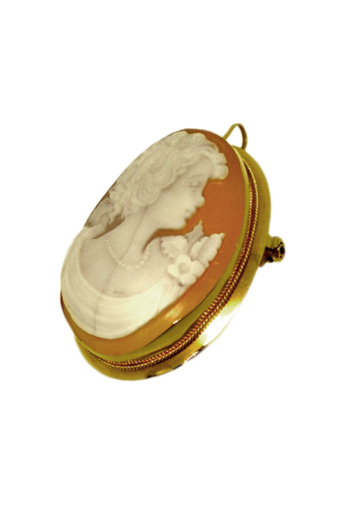 Broche solapa oro, camafeo - foto 3 - rfcia.037_B29643