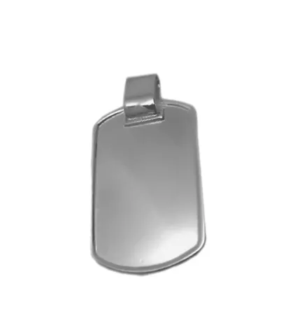 chapa de plata militar foto panel