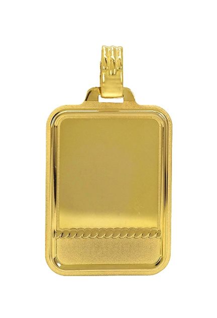 chapa de identidad oro amarillo 18 kilates foto frontal 045_216582L1-14