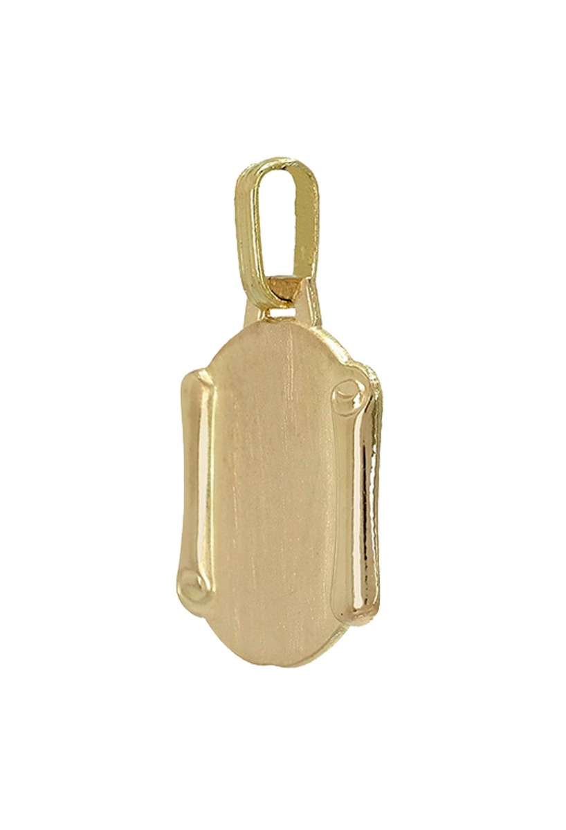 chapa identidad oro 18 ktes pergamino vista lateral 189_03-112-2_01