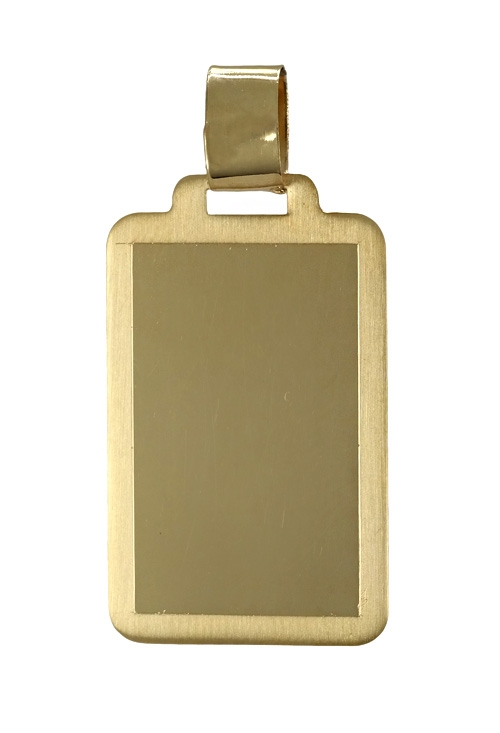 chapa para grabar oro 18 ktes vista frontal 243_000-05658