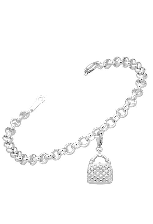 charm plata de ley bolso mujer foto en pulsera 132_72606_01
