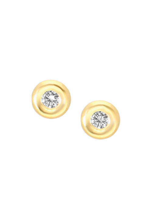 Pendientes oro 18k y diamantes tipo chaton 095_473009
