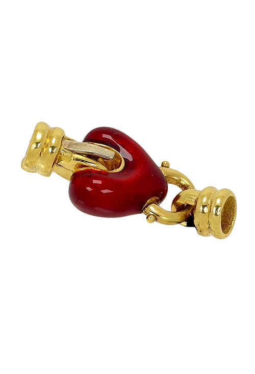 Cierre collar oro amarillo 18 kte esmaltado 037_IC-19