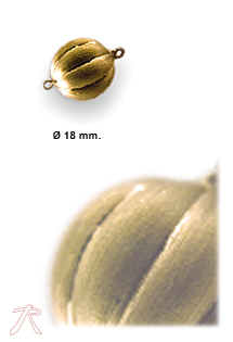 Cierre collar oro 1ª ley 750 mmas. (18 k.) una vuelta rfcia.041_B002