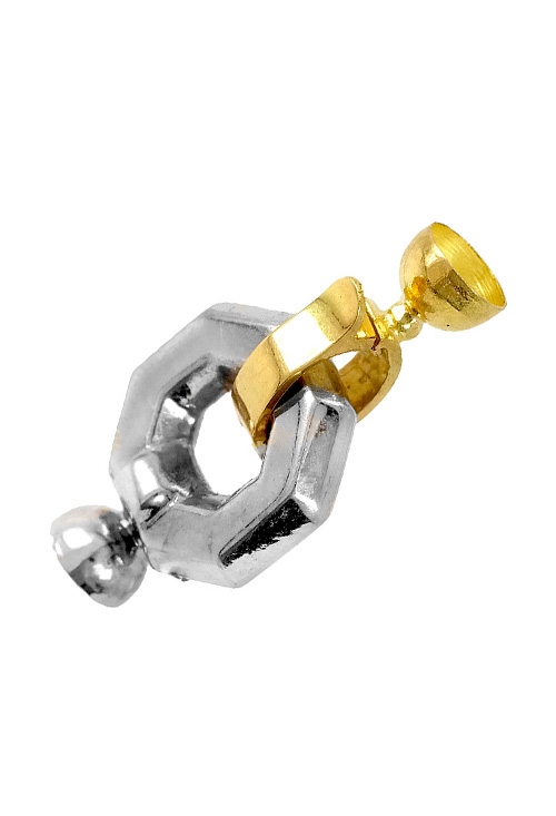 cierre de collar oro bicolor 18 ktes vista frontal precio de oferta 173_2136-B