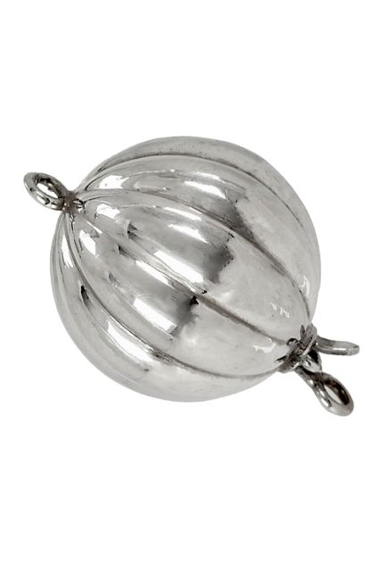 Cierre de collar oro blanco 18 kilates para collar de una vuelta, broche de seguridad que evita caidas