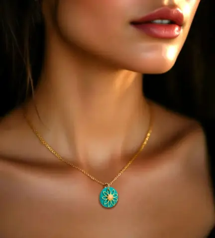 colgante-de-oro-18k-y-simil-turquesa-141_3131 modelo IA