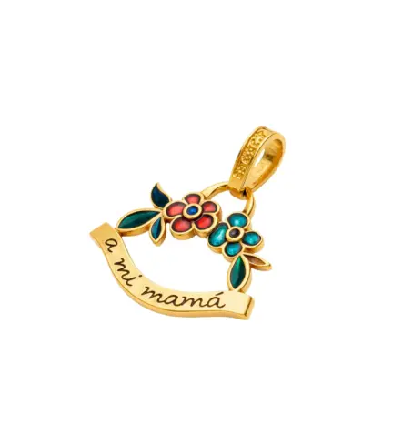 colgante de oro esmaltado a mi mama 037_CM164_01