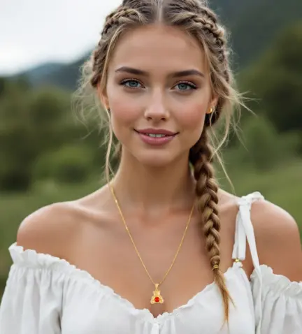 colgante-de-oro-forma-de-oso-coralina-146_L015 modelo IA